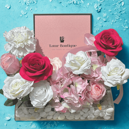 Blush Bloom Basket - Tamr Boutique