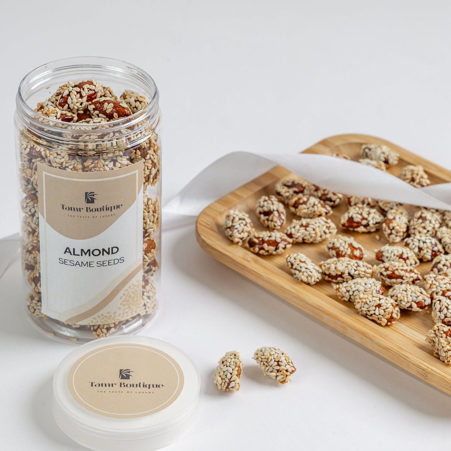 Caramelized Almond with Sesame - Tamr Boutique