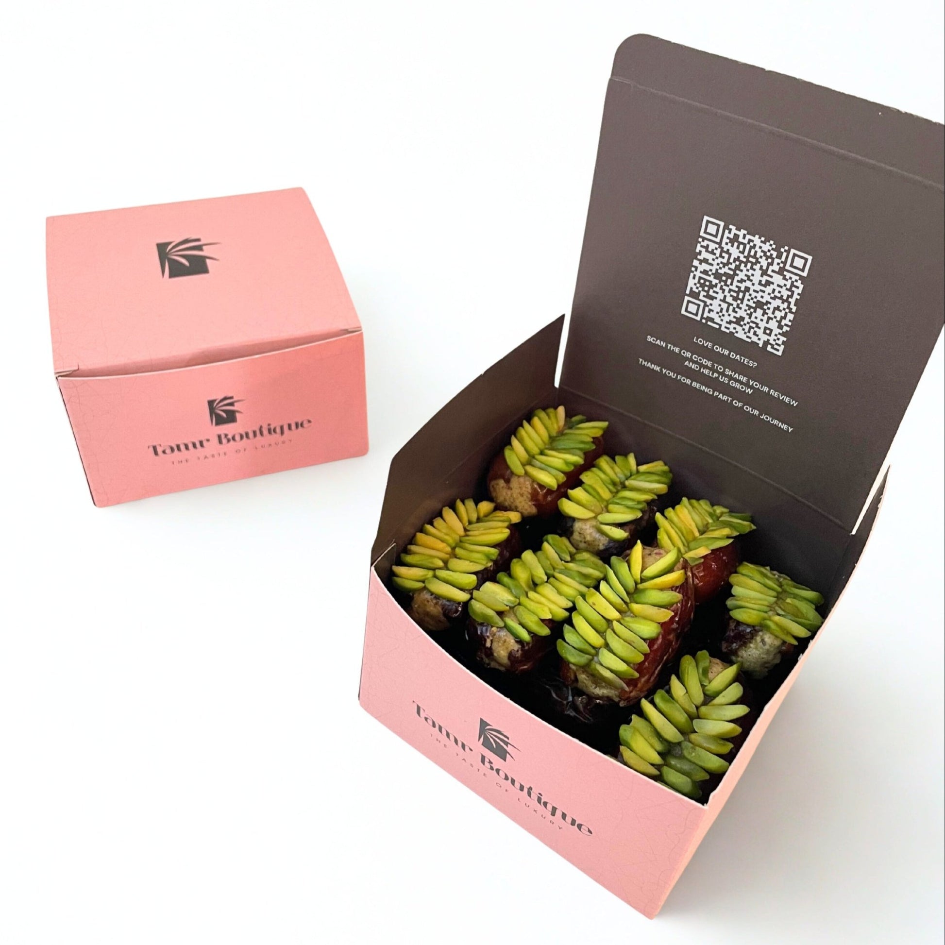 Mejdoul Date with Pistachio Cream and Petals - Tamr Boutique