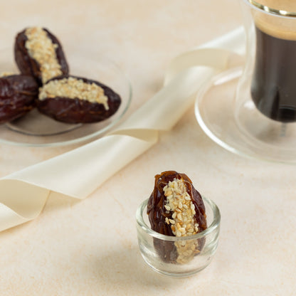 Mejdoul Date with Tahini and Sesame - Tamr Boutique