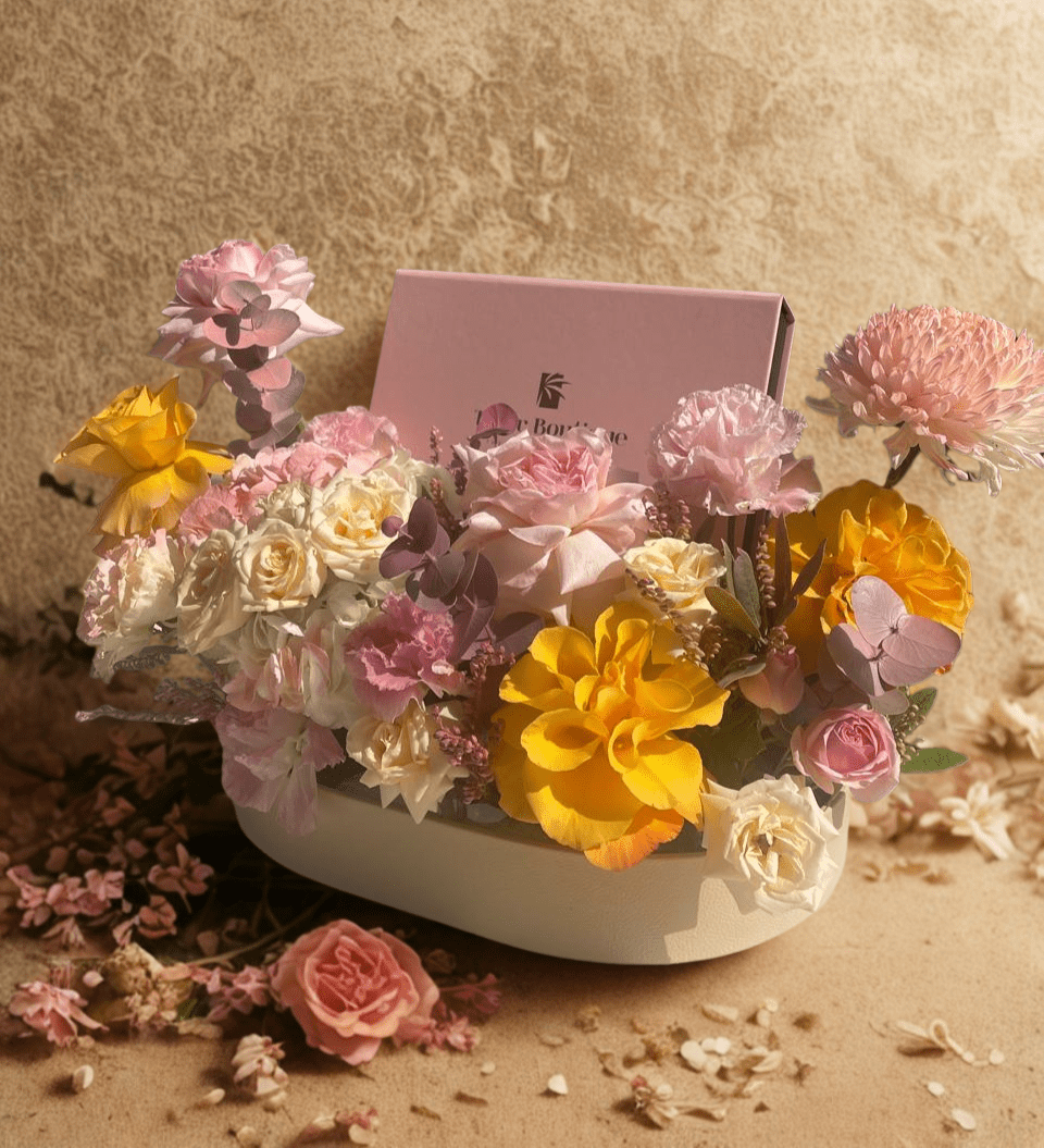 Sultana Peach Basket - Tamr Boutique