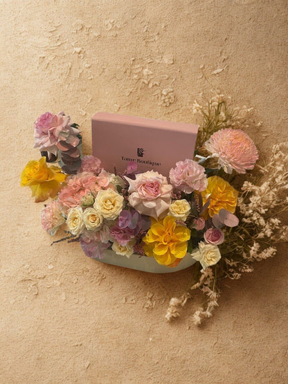 Sultana Peach Basket - Tamr Boutique