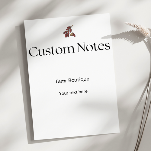 Custom Notes